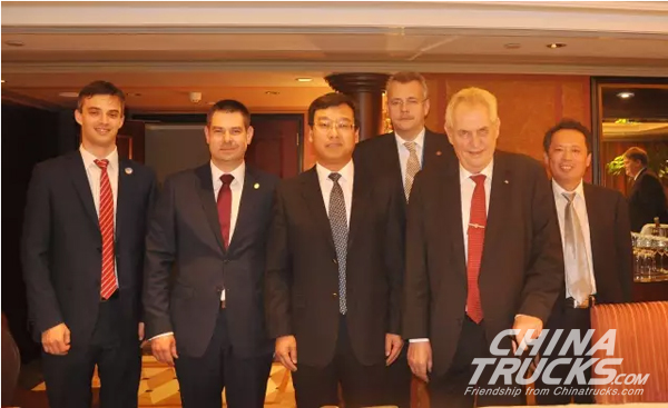 Czech President Meets with Linglong Chairman