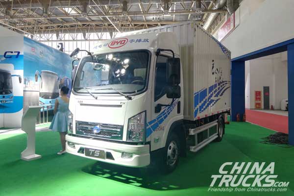 BYD T5 Electric Freight Delivery Truck Set to Make New Splashes