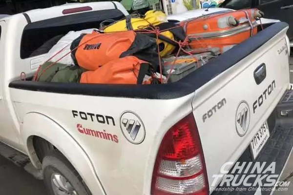 Foton Motor Involved in Cave Rescue Mission in Chiang Rai, Thailand