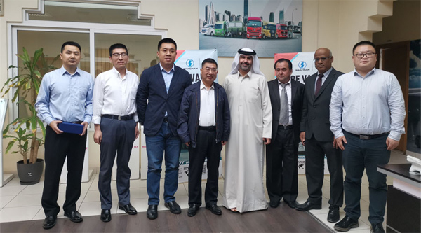 Yuan Hongming visits UAE market