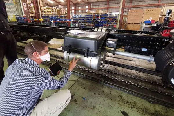 First Foton Auman EST-M Medium Truck Roll Off the Line in South Africa