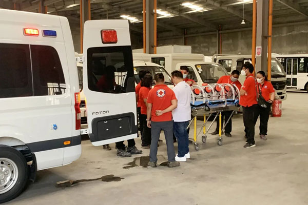 Foton Ambulances Arrives in Philippines to Help Fight COVID-19