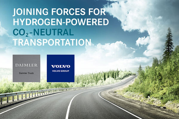 Volvo, Daimler to Form a Joint Venture for Large-scale Production of Fuel Cells