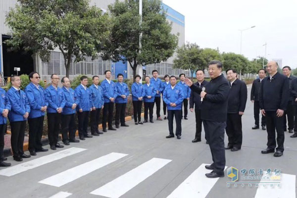 President Xi jinping Inspects Shaanxi Automobile Holding Group