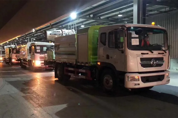 45 Units of Mist Cannon Trucks with Dongfeng Chassis Exported to UAE