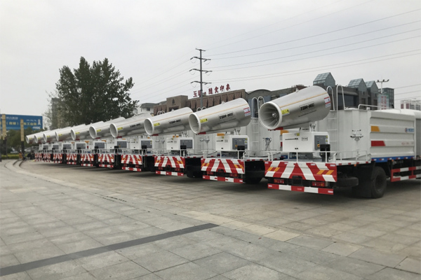 45 Units of Mist Cannon Trucks with Dongfeng Chassis Exported to UAE