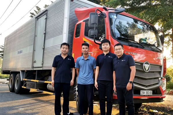 Foton Delivered First 8 Logistic Trucks to Vietnam BEST EXPRESS