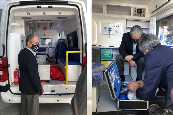 Foton Donates Ecuador First TOANO Negative Pressure Ambulance