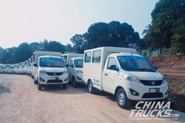 200 Units Foton Mini-trucks Delivered to Philippines for Operation