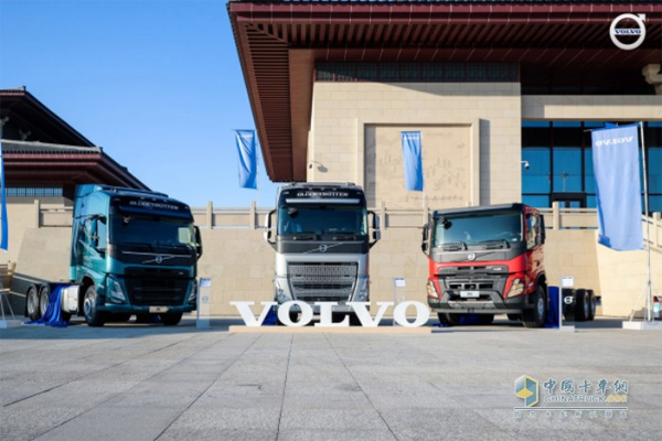 All New Generation Volvo FX、FH、FMX Trucks Were Launched in Dunhuang, China