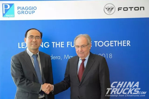 Foton Motor and Piaggio Group Jointly Introduce New Porter NP6 City Truck to the