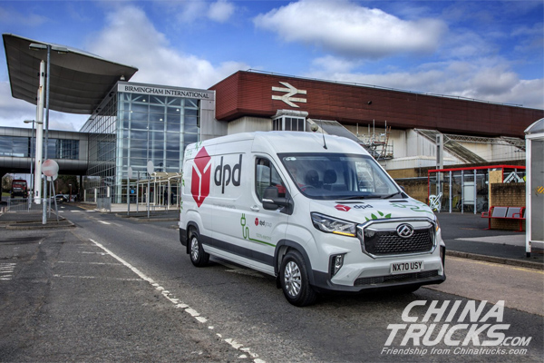 MAXUS SUPPLY DPD WITH 750 ELECTRIC VANS