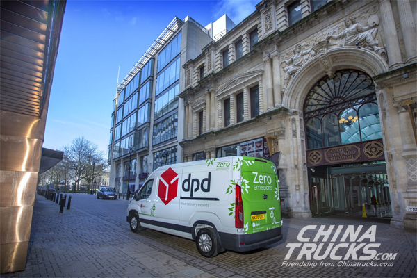 MAXUS SUPPLY DPD WITH 750 ELECTRIC VANS