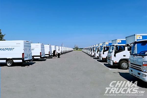 JAC Delivered 62 Commercial Vehicles to Kazakhstan for Postal Service