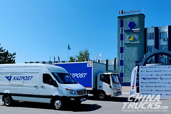 JAC Delivered 62 Commercial Vehicles to Kazakhstan for Postal Service