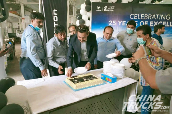 FOTON 828|Foton Motor Celebrates the 25th Anniversary with Customers in Pakistan