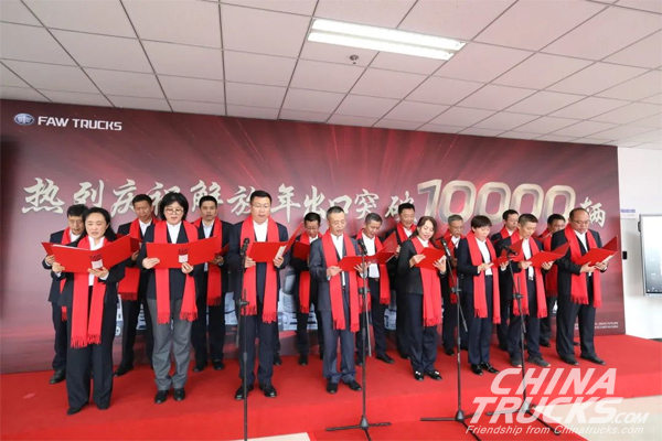 Jiefang`s YTD Commercial Vehicle Exports Totaled 10,018 Units