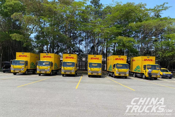 30 JAC Electric Light Trucks Were Delivered to Brazil's DHL logistics company