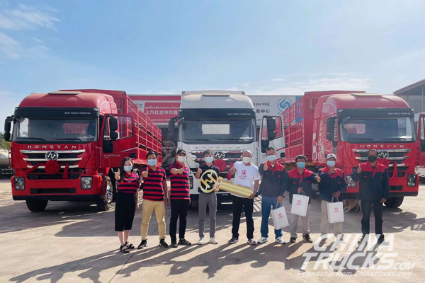 SAIC Hongyan Trucks Carry on Growing Steadily in Laos