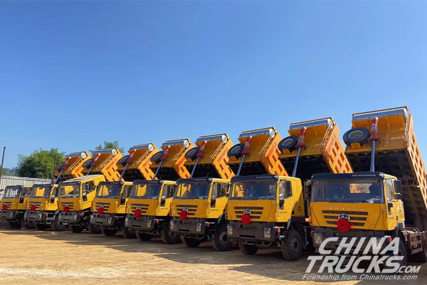 SAIC Hongyan Delivers Its First KINGKAN Dumpers to Laos Mining Company