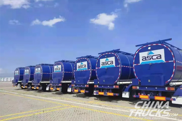 220 FOTON AUMAN Asphalt Tank Trucks Empower Road Construction in Nigeria