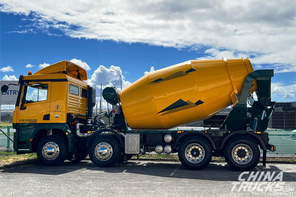 Three More SHACMAN Concrete Trucks to Join the Stevenson Fleet in New Zealand