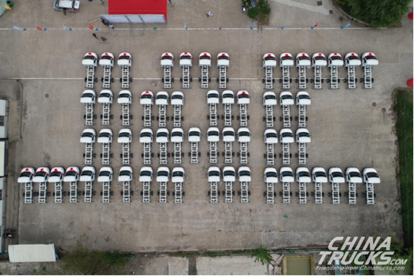 305 Units of JAC SUNRAY Vehicles Depart for Mexico