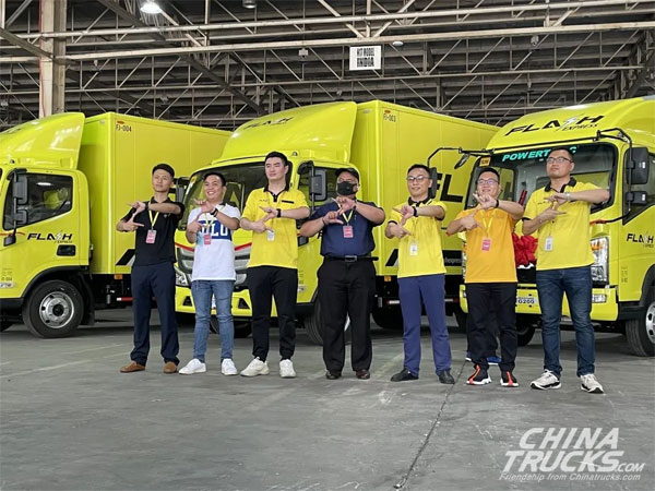 15 FOTON AUMARK S Delivered to FLASH Express in the Philippines