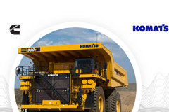 Cummins, KOMATSU to Advance on Developing Zero Emissions Mining Haul Truck