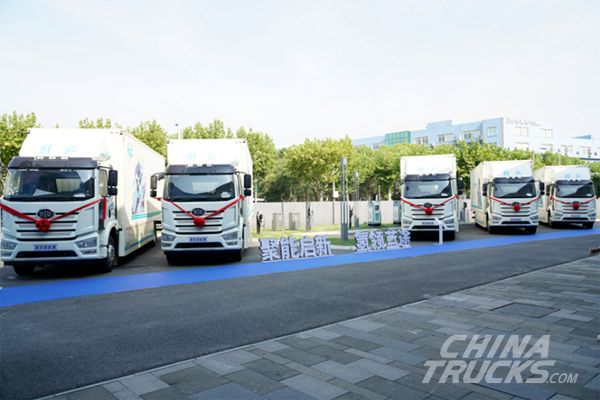 100 Jiefang Hydrogen Fuel Cell Heavy Trucks Delivered