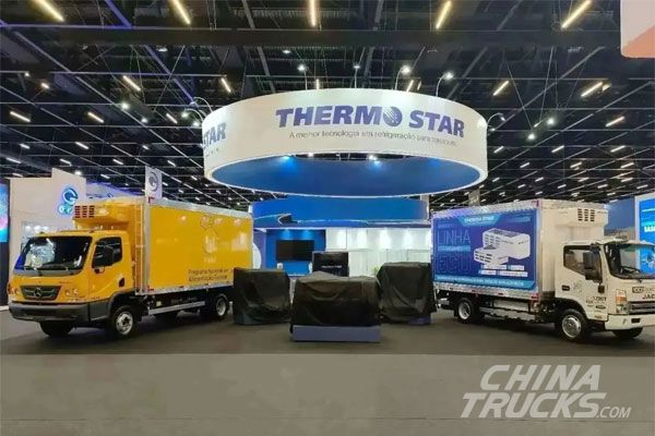 JAC Bring Electric Light Trucks at FENATRAM Show 2022 in Brazil