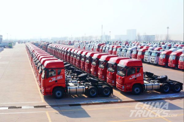 150 Jiefang Heavy-duty Trucks Were Exported to Indonesia