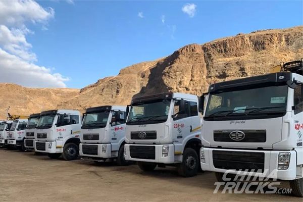 Jiefang JH6 Dumpers Were Delivered for Lesotho Highlands Water Project (LHWP)