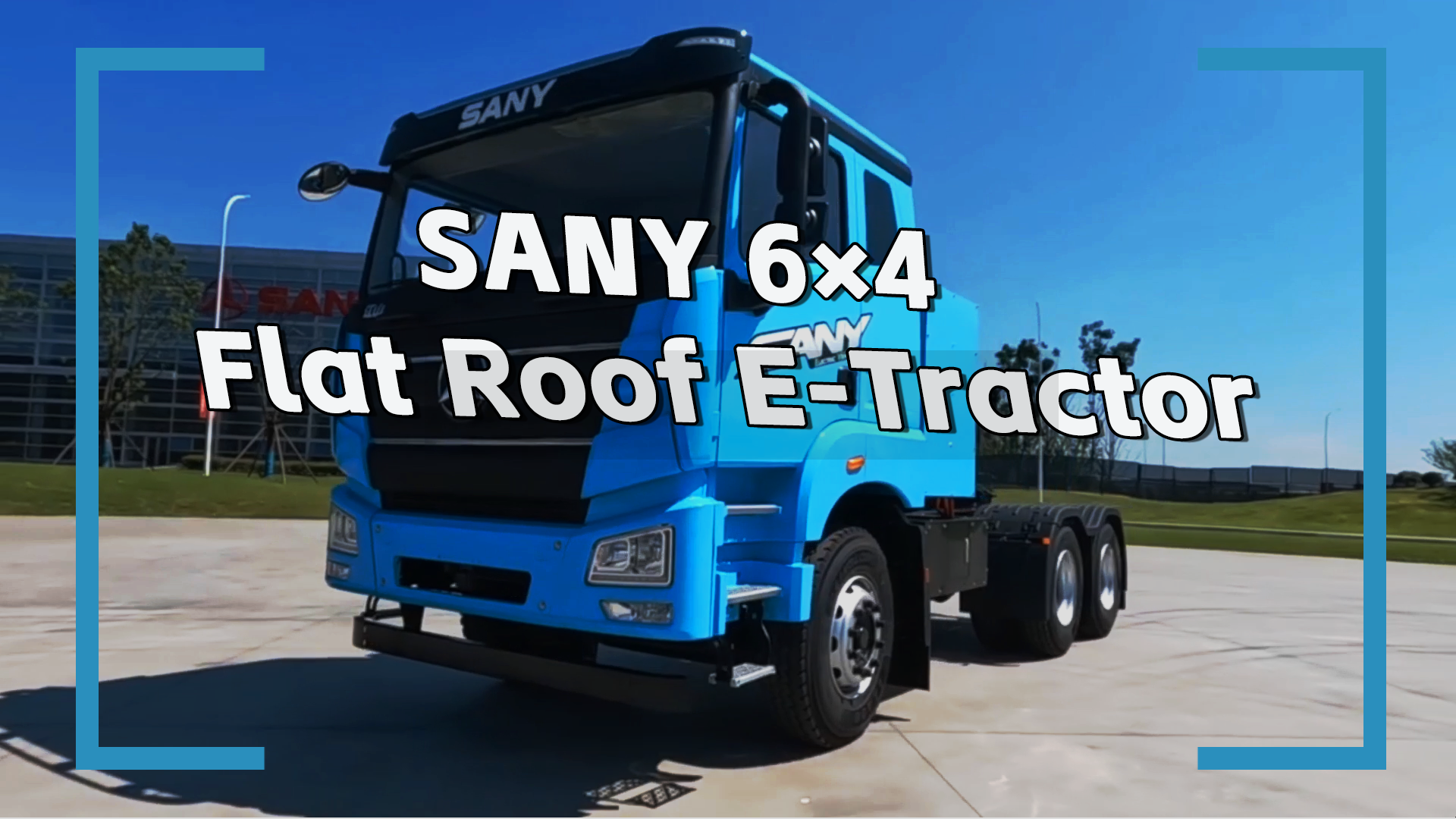 SANY 6*4 Flat Roof Electric Tractor