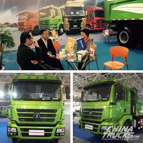 The First SHACMAN Methanol Heavy Truck Launched in Kunshan CV Expo