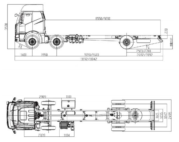 FAW J6M CA1250 6×4