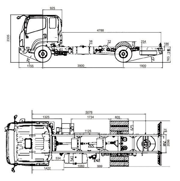 FAW J6F CA1086 4×2