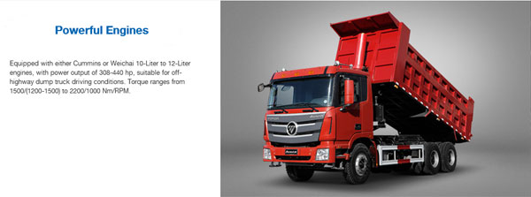 Foton AUMAN GTL Dump Trucks